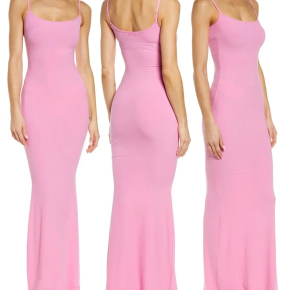 SKIMS | Dresses | Skims Bubblegum Pink Dress Brand New Sz Xl | Poshmark
